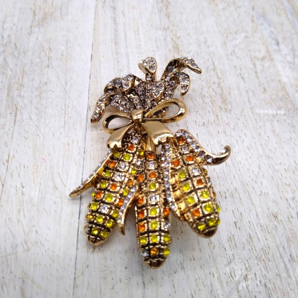 Dana Buchman Fall/Halloween Indian corn pin